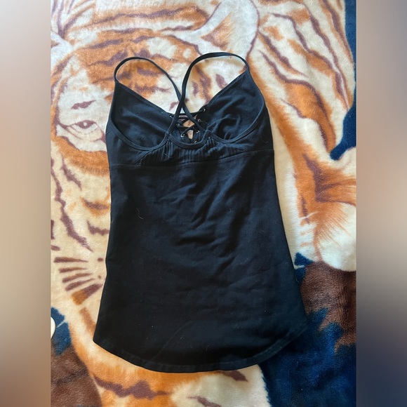 Hard Tail Yoga Top - Corset Crossback Tank - Picture 3 of 3